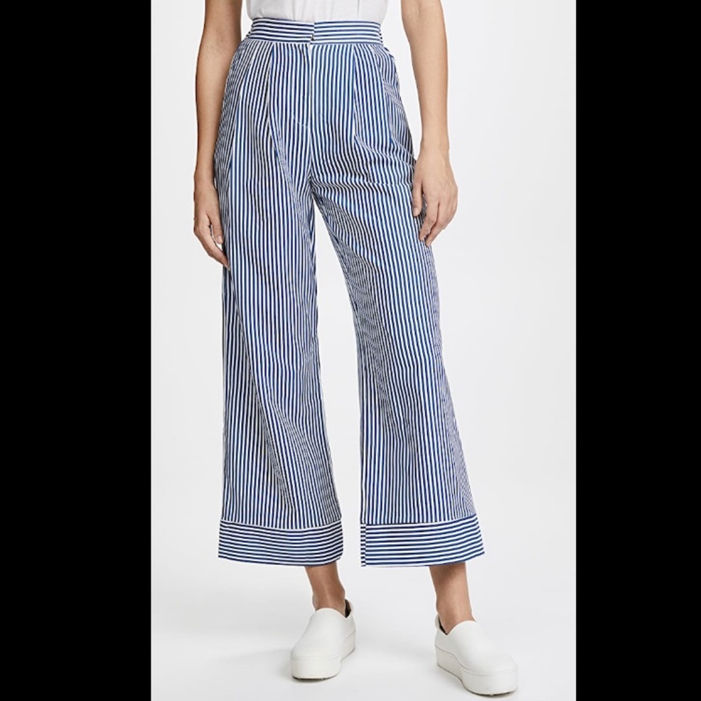 StyleKEEPERS The Overboard Pants in Red Stripe XS